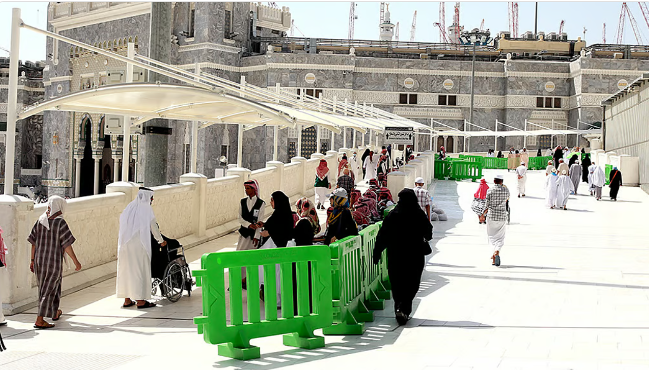 مسارات العربات داخل المسجد الحرام